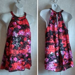 🗺️ BB Dakota flowy Open Back Draped Panels Blouse